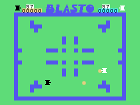 Atari 2600 Combat? Nope, this is Blasto!