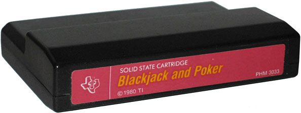 1982 Blackjack & Poker Cartridge