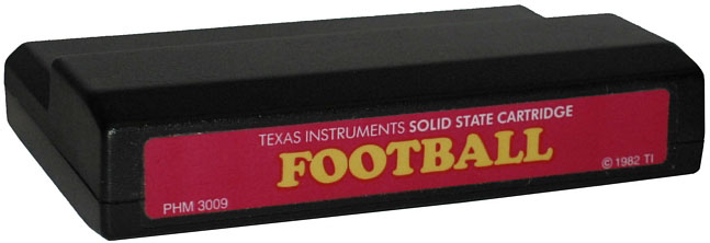 1982 Football Cartridge