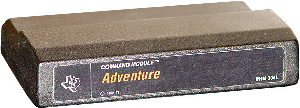 1981 Adventure Cartridge - TI Copyright
