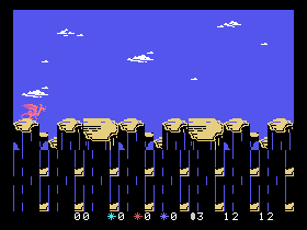 This is where the volcano is in the final version of the game