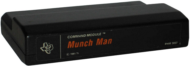 1982 Black Munch Man Cartridge