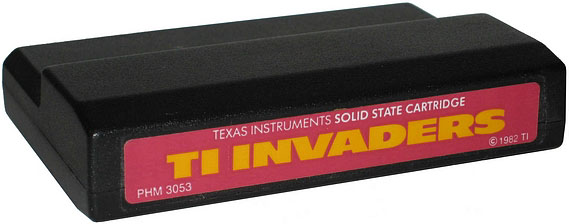 1982 TI Invaders Cartridge