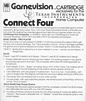 Gamevision Connect Four Manual
