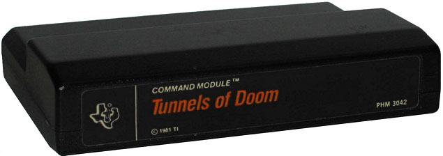 1982 Tunnels of Doom Cartridge