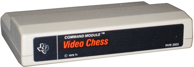 1983 Black Video Chess Cartridge